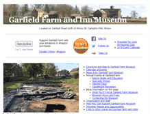 Tablet Screenshot of garfieldfarm.org